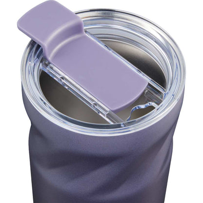 Front View of Purple Thalia 16oz Vacuum Tumbler