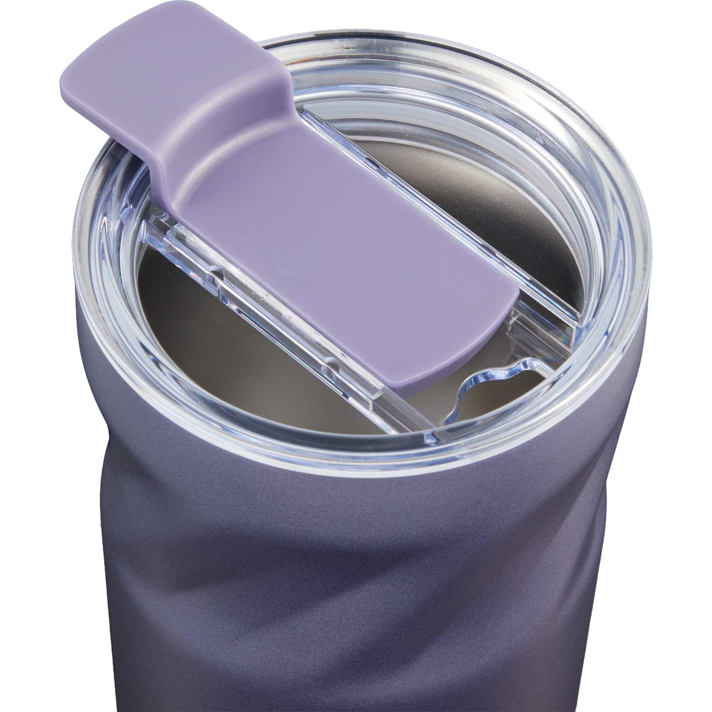 Front View of Purple Thalia 16oz Vacuum Tumbler