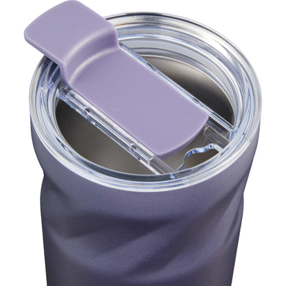 Front View of Purple Thalia 16oz Vacuum Tumbler