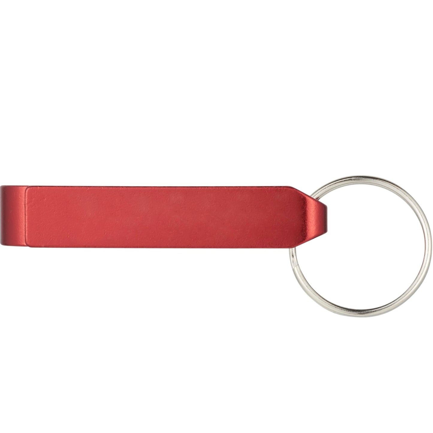 Front View of Red Aluminum Bottle / Can Opener plain