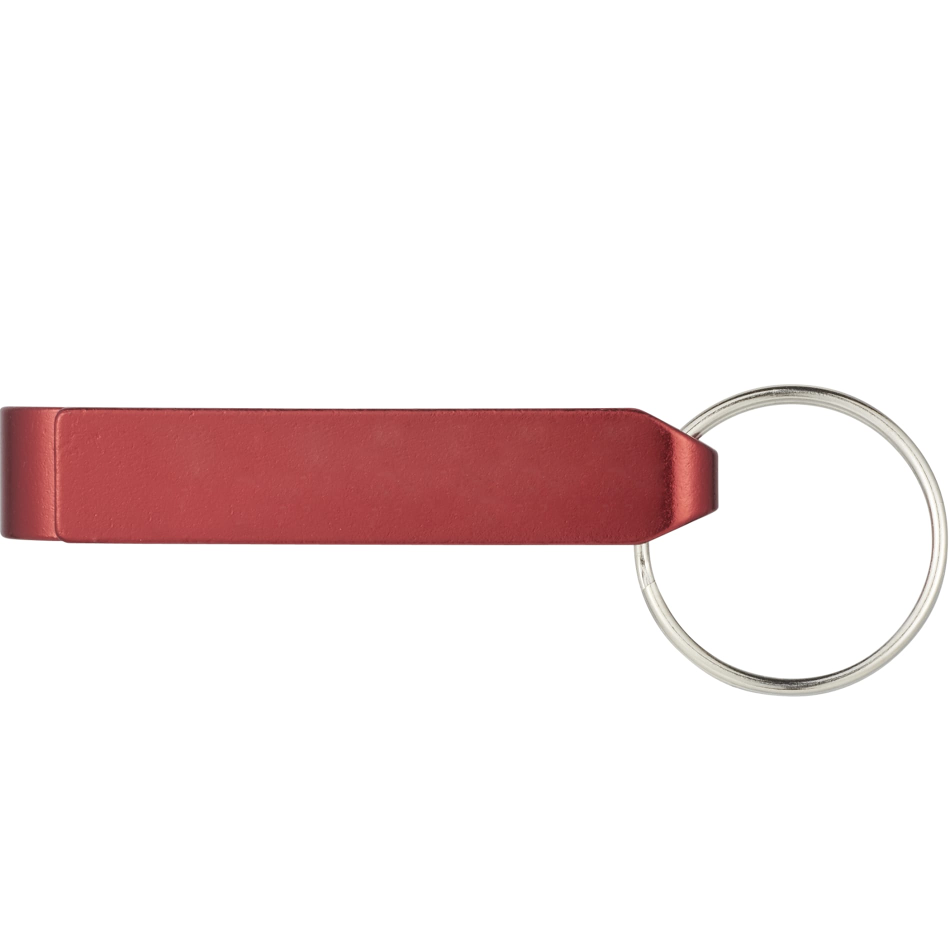 Front View of Red Aluminum Bottle / Can Opener plain