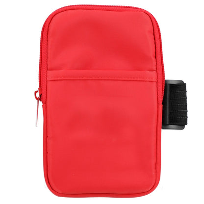 Front View of Red Bottle Buddy Water Bottle Pouch plain