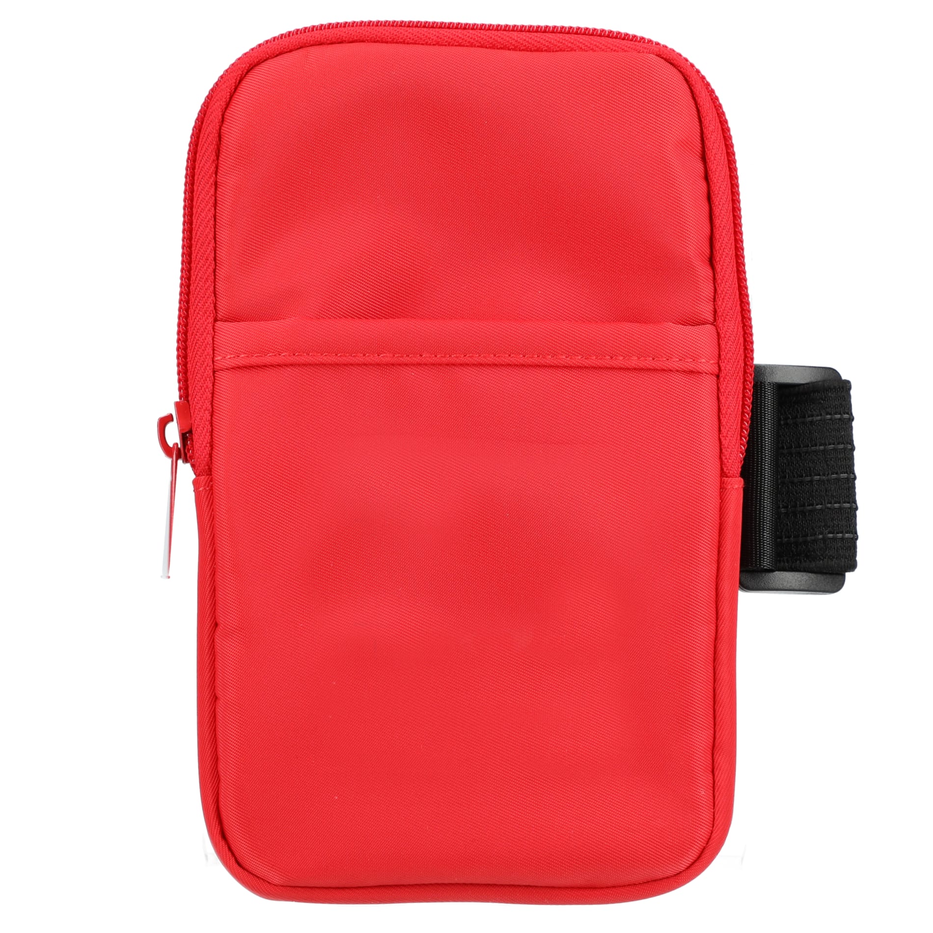 Front View of Red Bottle Buddy Water Bottle Pouch plain