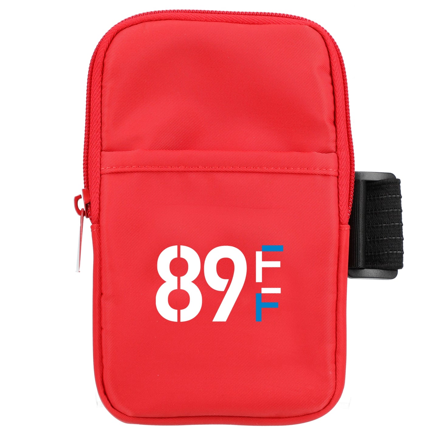 Front View of Red Bottle Buddy Water Bottle Pouch