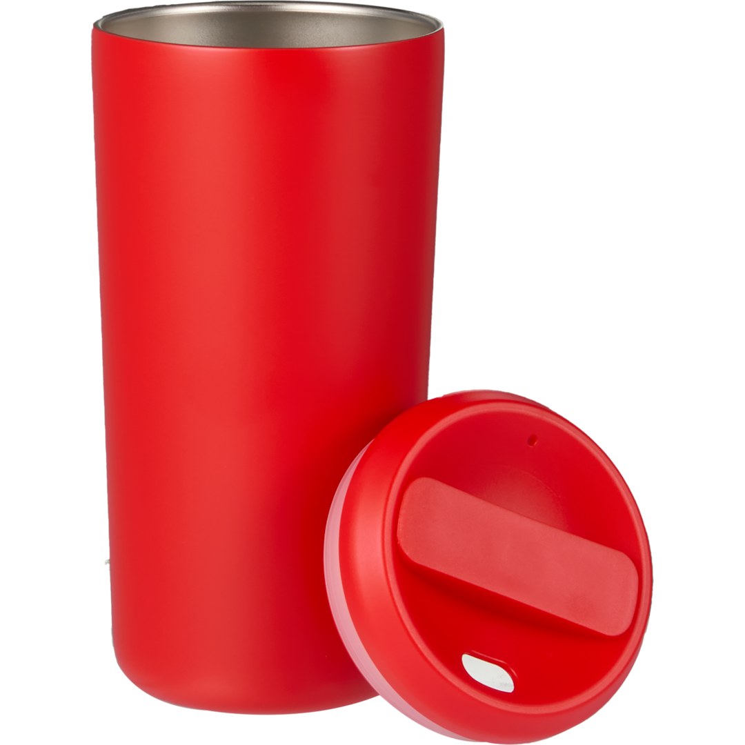Front View of Red Drake Eco-Friendly Vacuum Insulated  Tumbler 16oz plain
