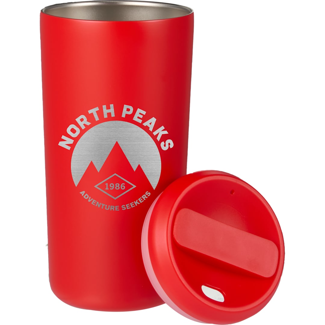 Front View of Red Drake Eco-Friendly Vacuum Insulated  Tumbler 16oz