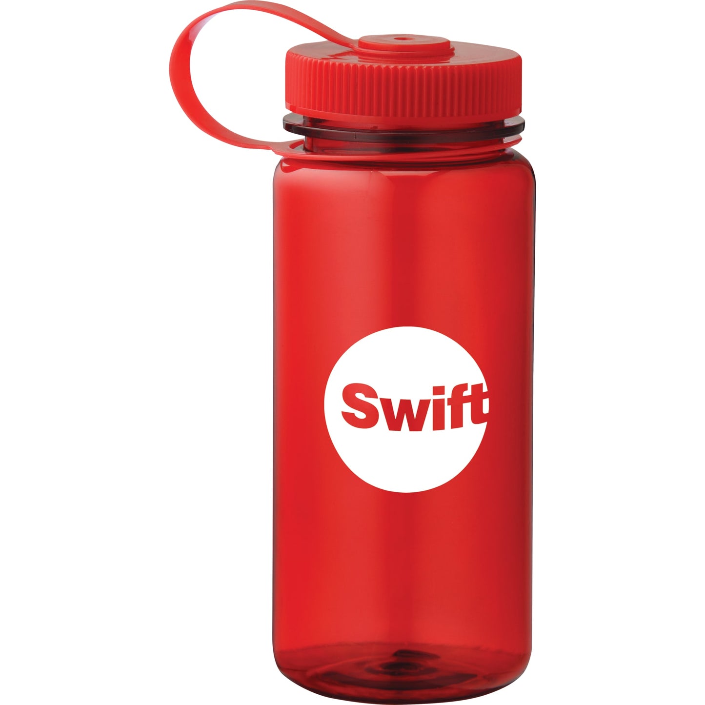 Front View of Red Montego 21oz Sports Bottle