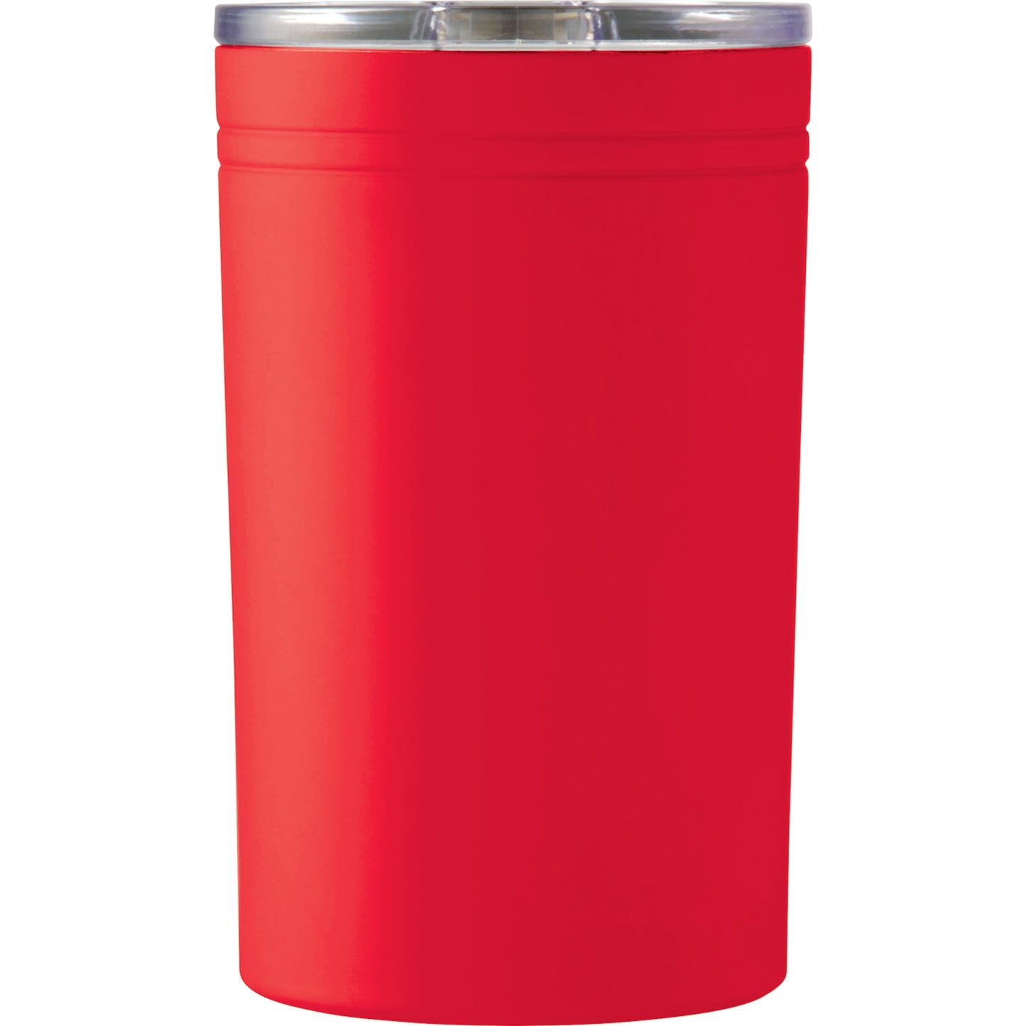 Front View of Red Sherpa 11-oz. Vacuum Tumbler & Insulator plain