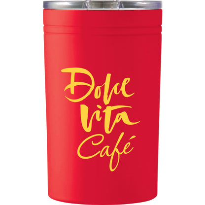 Front View of Red Sherpa 11-oz. Vacuum Tumbler & Insulator