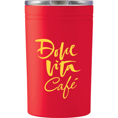Front View of Red Sherpa 11-oz. Vacuum Tumbler & Insulator