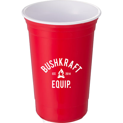 Front View of Red The Varsity Double Wall Tumbler 16 oz.