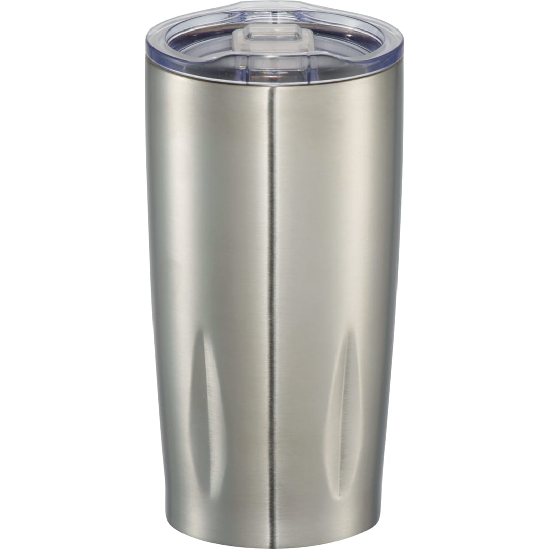 Front View of Silver Adrian Vacuum Tumbler 20oz plain
