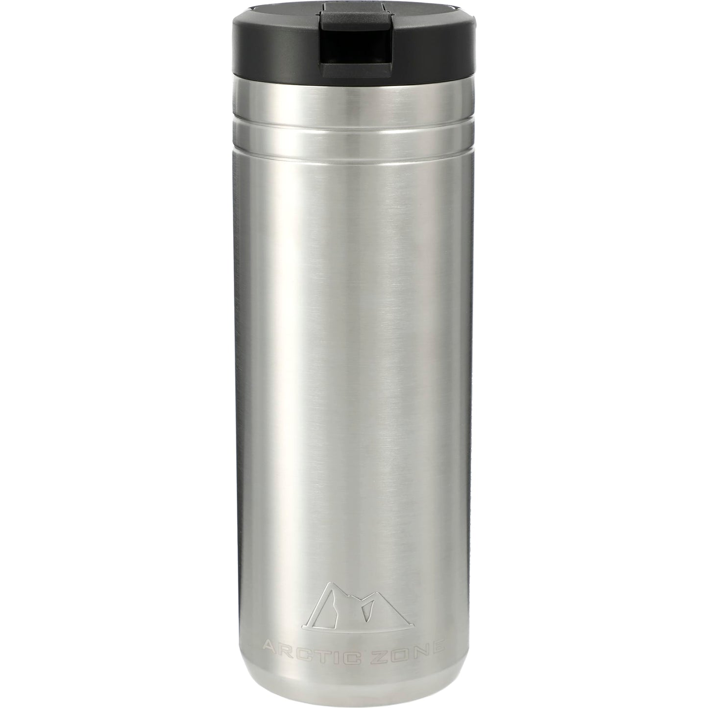 Front View of Silver Arctic Zone® Titan Thermal HP® Tumbler 24oz plain