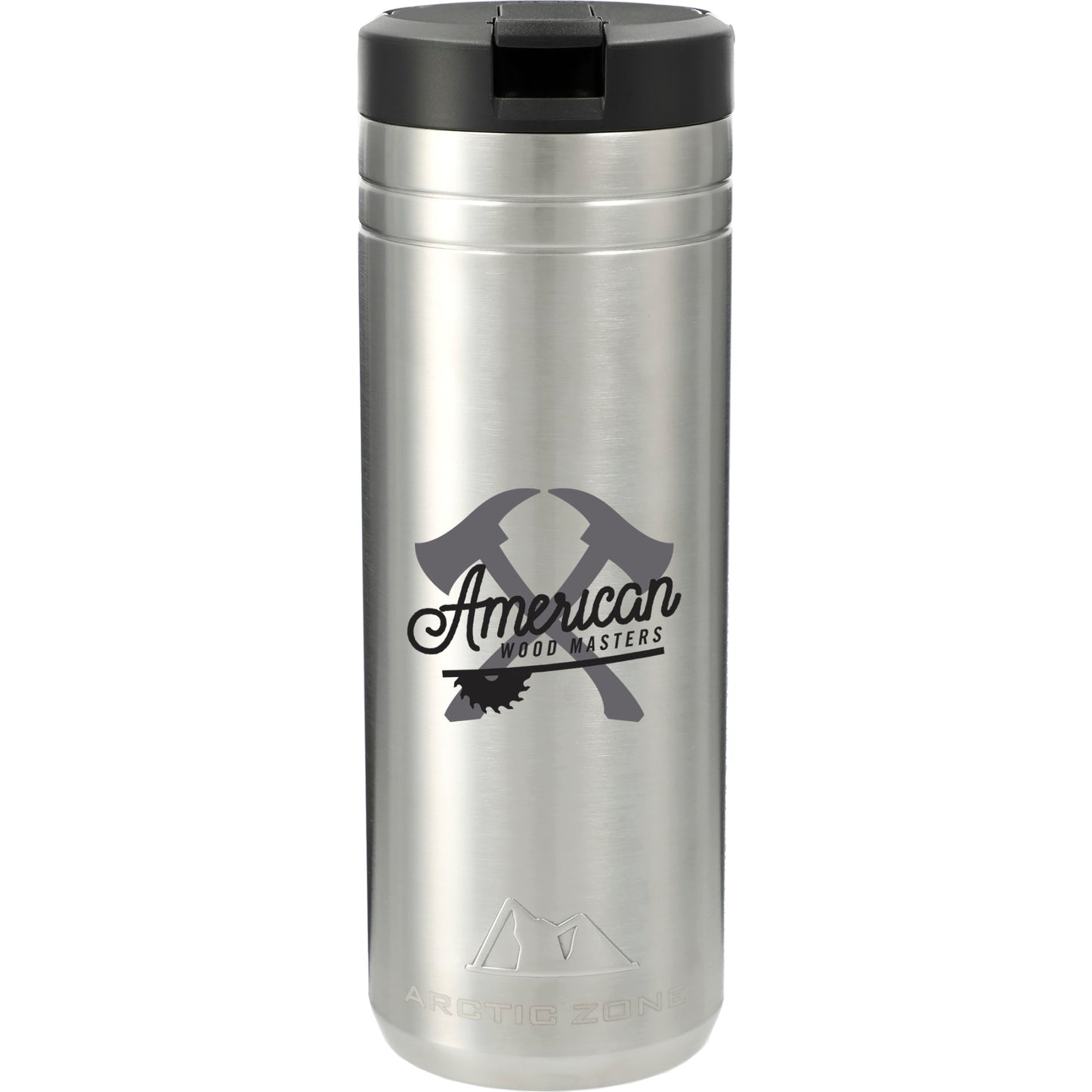Front View of Silver Arctic Zone® Titan Thermal HP® Tumbler 24oz