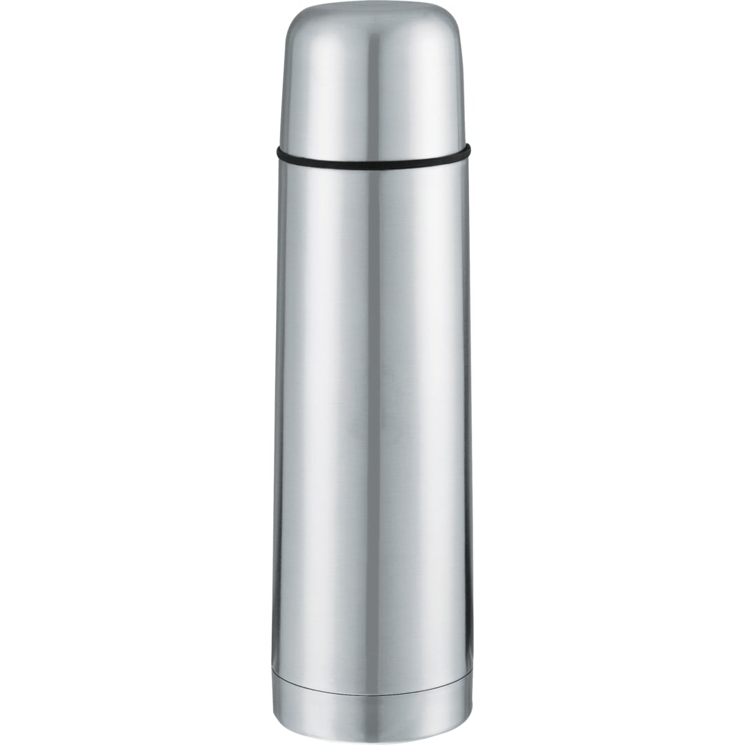 Front View of Silver Bullet 16.9oz Vacuum Bottle plain