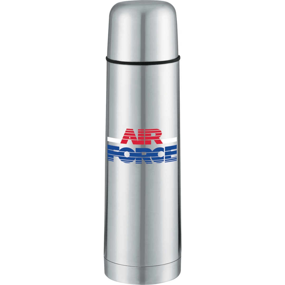 Front View of Silver Bullet 16.9oz Vacuum Bottle