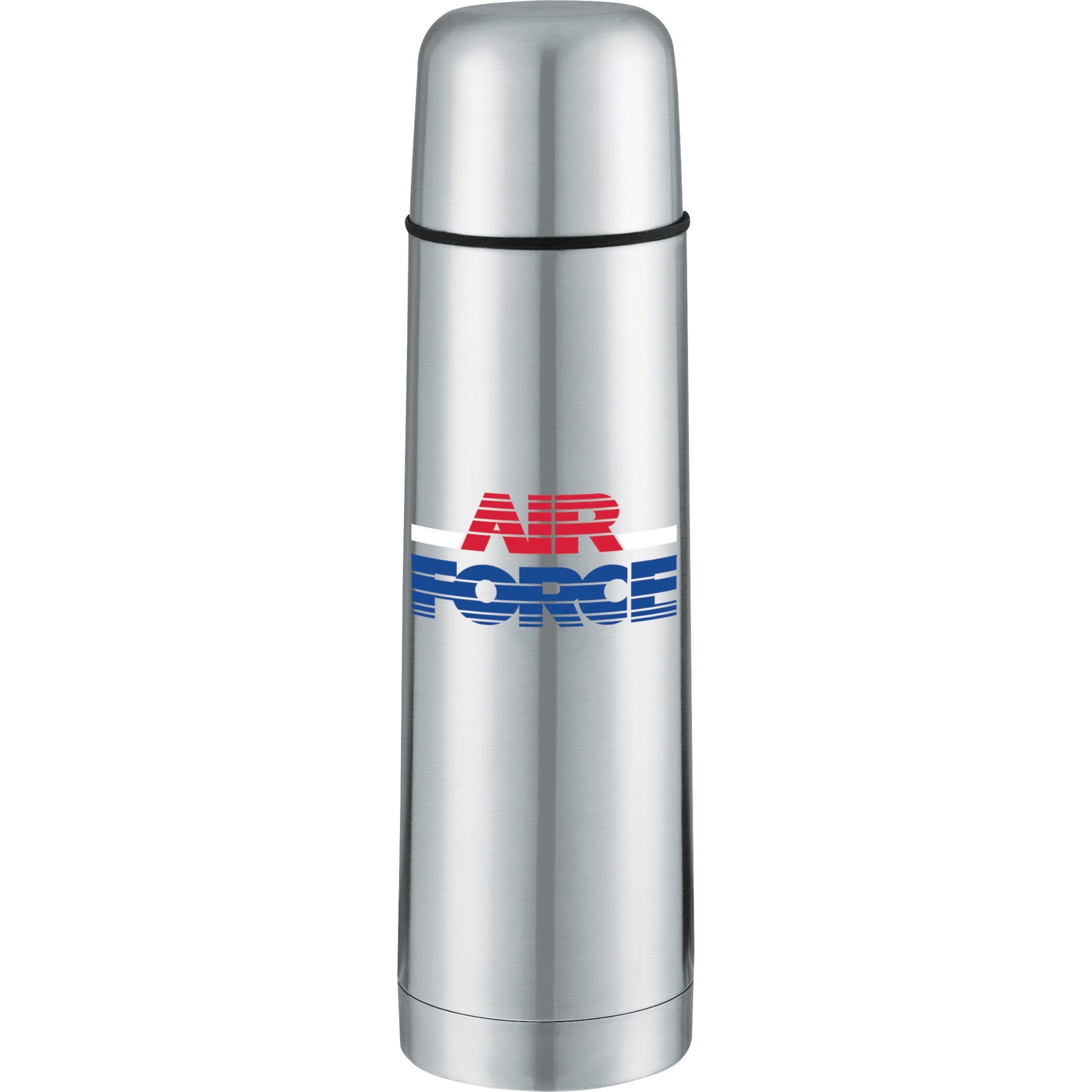 Front View of Silver Bullet 16.9oz Vacuum Bottle