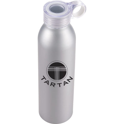 Front View of Silver Grom 22oz Aluminum Sports Bottle