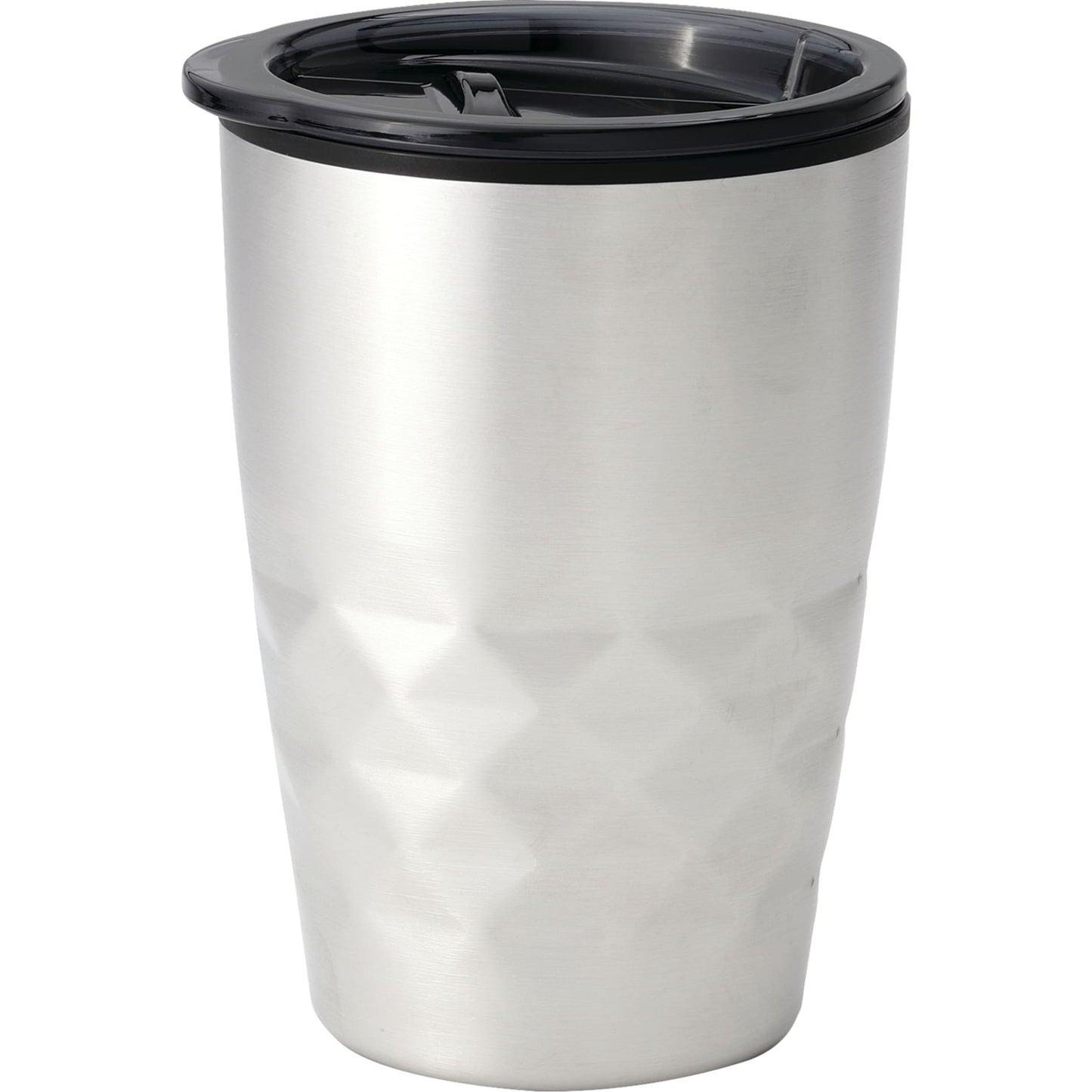Front View of Silver Kappa 12oz Tumbler plain