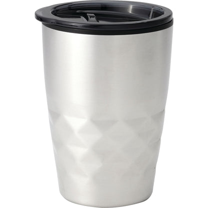 Front View of Silver Kappa 12oz Tumbler plain