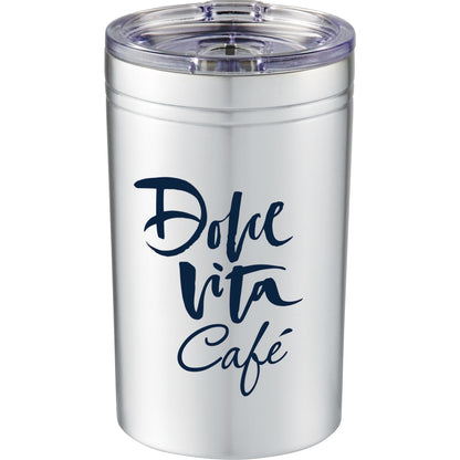 Front View of Silver Sherpa 11-oz. Vacuum Tumbler & Insulator
