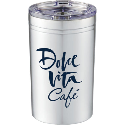 Front View of Silver Sherpa 11-oz. Vacuum Tumbler & Insulator