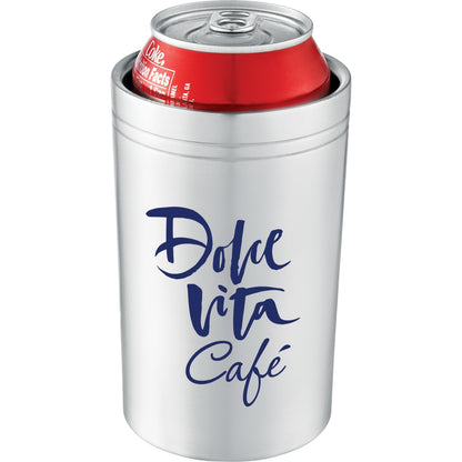 Front View of Silver Sherpa 11-oz. Vacuum Tumbler & Insulator
