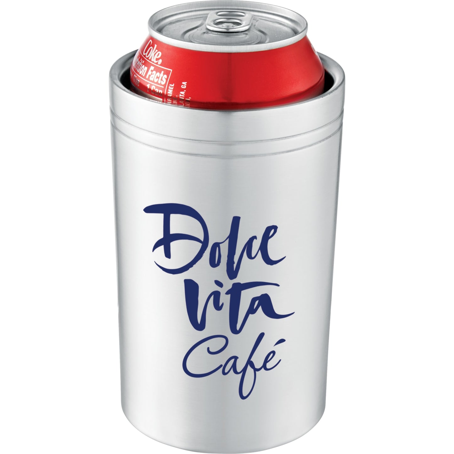 Front View of Silver Sherpa 11-oz. Vacuum Tumbler & Insulator