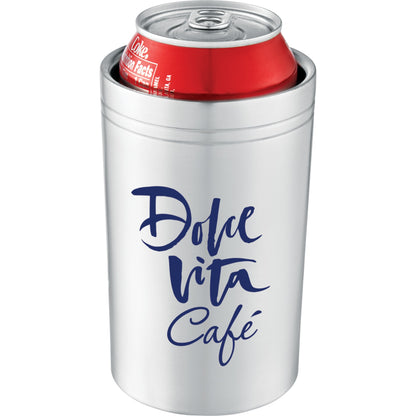 Front View of Silver Sherpa 11-oz. Vacuum Tumbler & Insulator