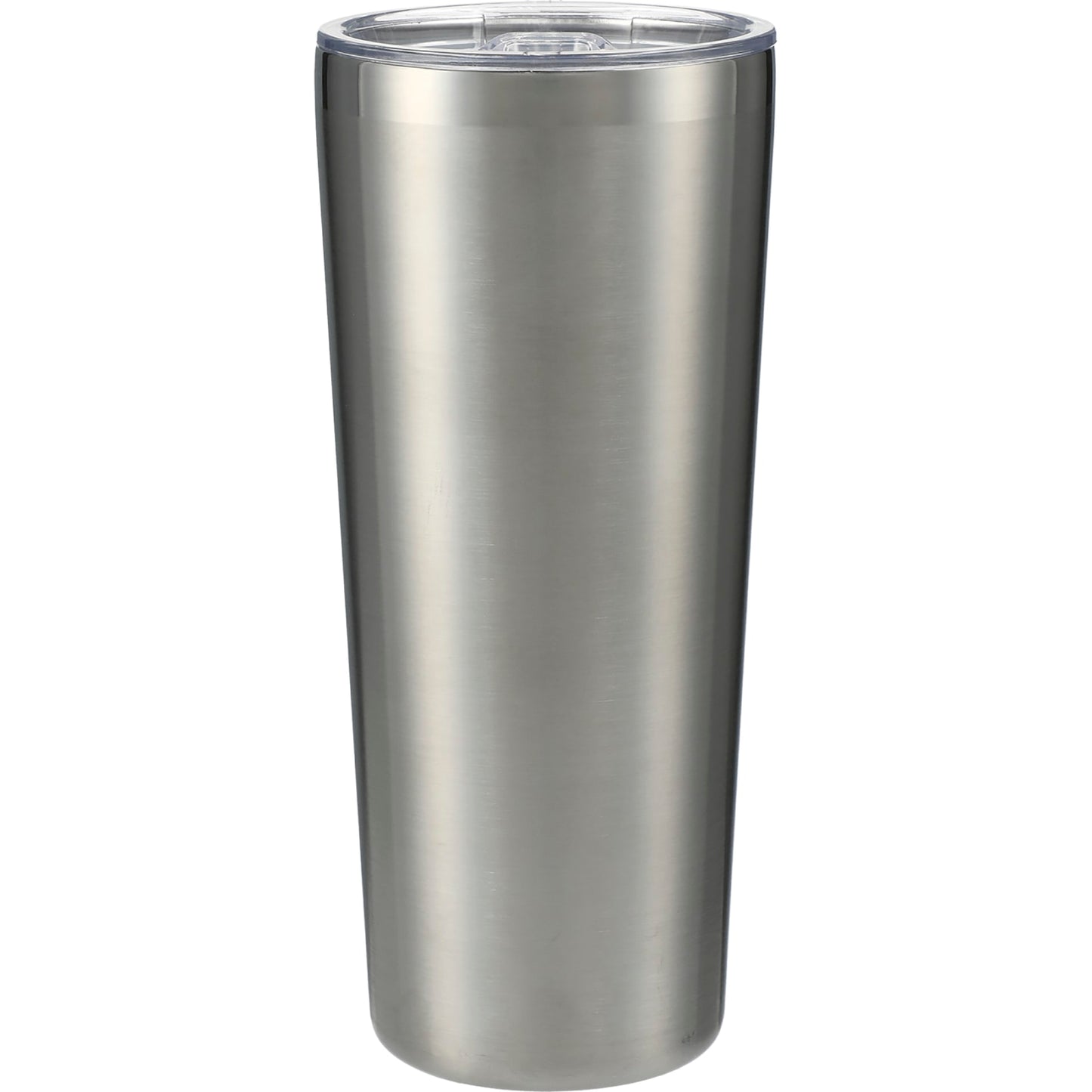 Front View of Silver Thor Copper Vacuum Insulated Tumbler 22oz plain