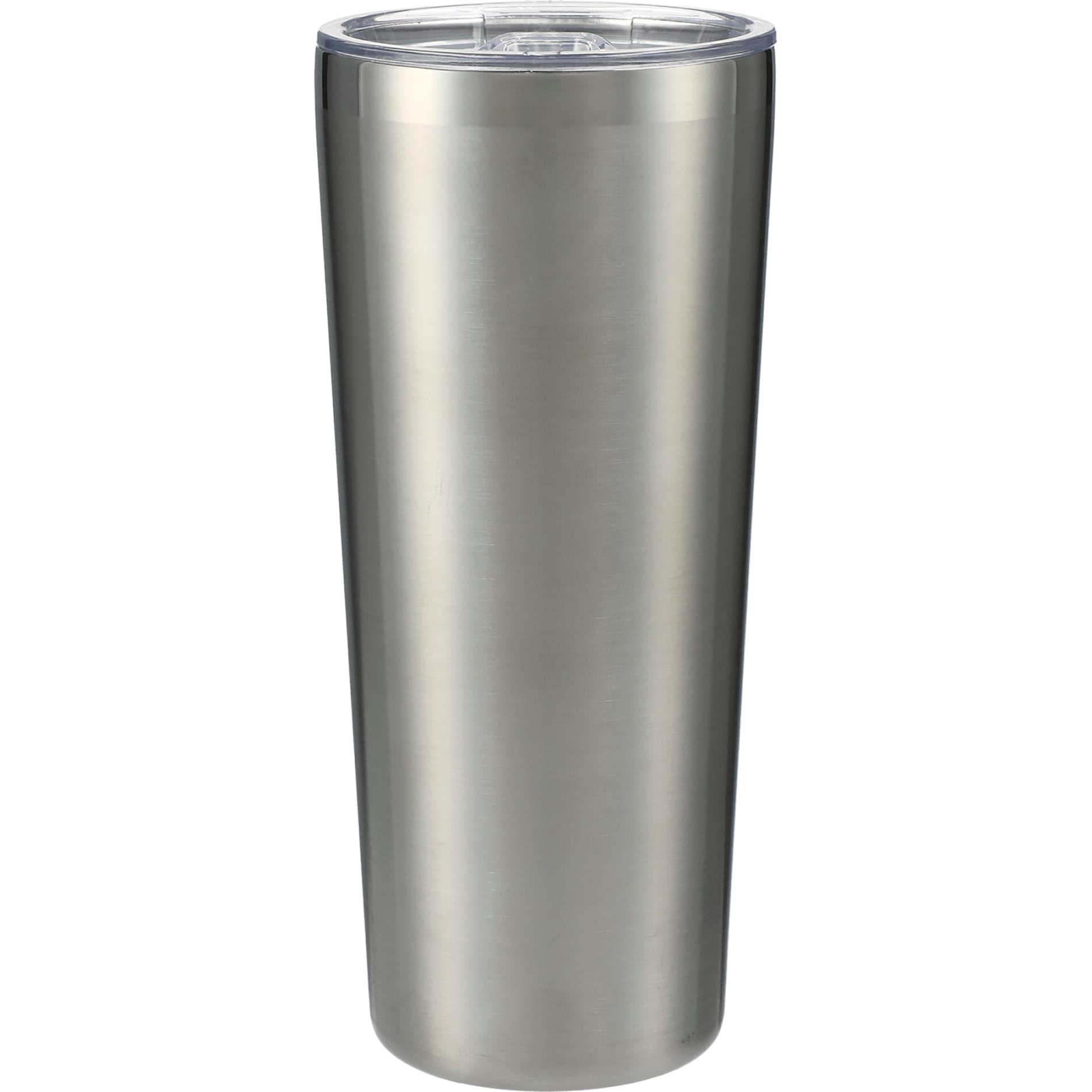 Front View of Silver Thor Copper Vacuum Insulated Tumbler 22oz plain