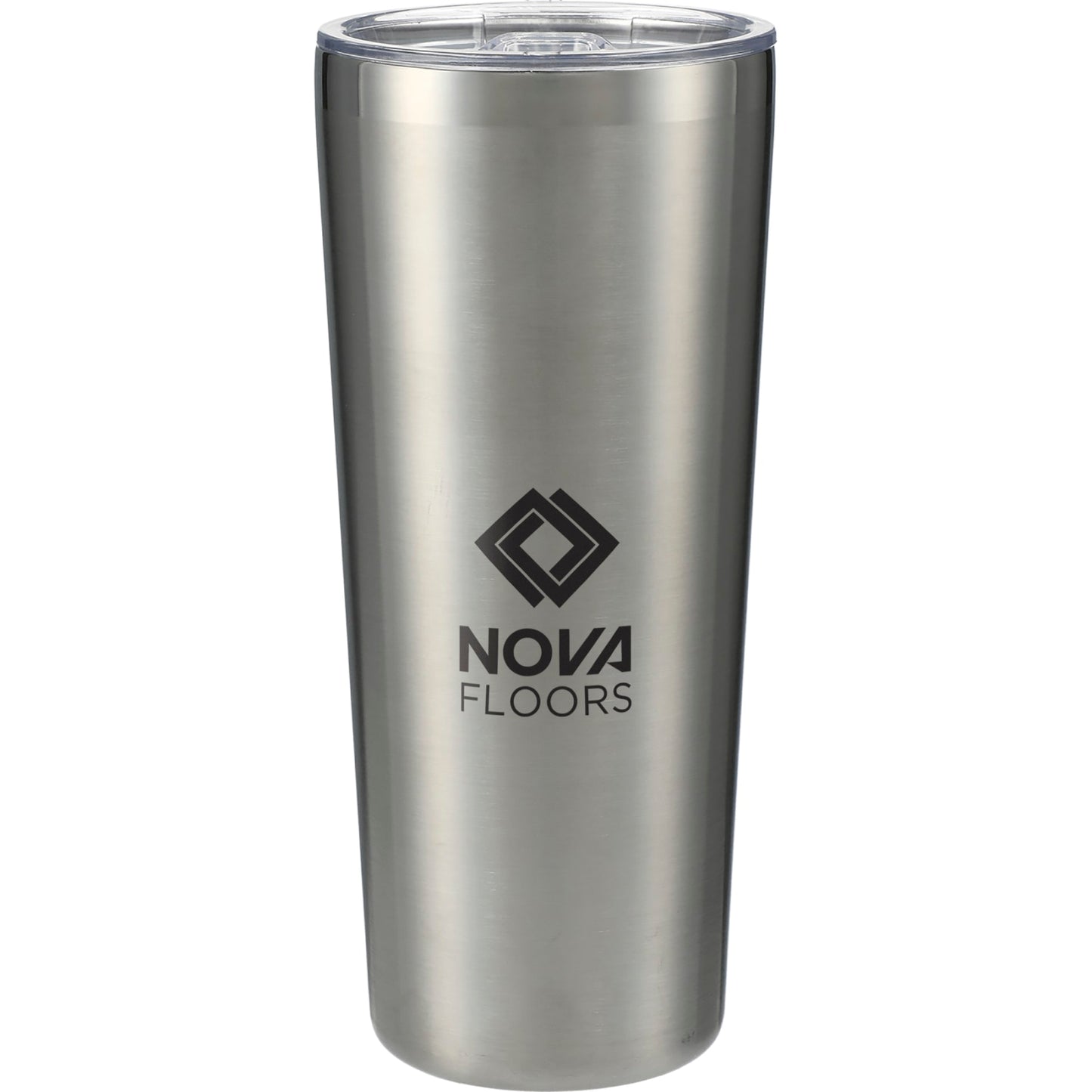 Front View of Silver Thor Copper Vacuum Insulated Tumbler 22oz