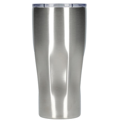 Front View of Silver Victor Recycled Vacuum Insulated Tumbler 20oz plain