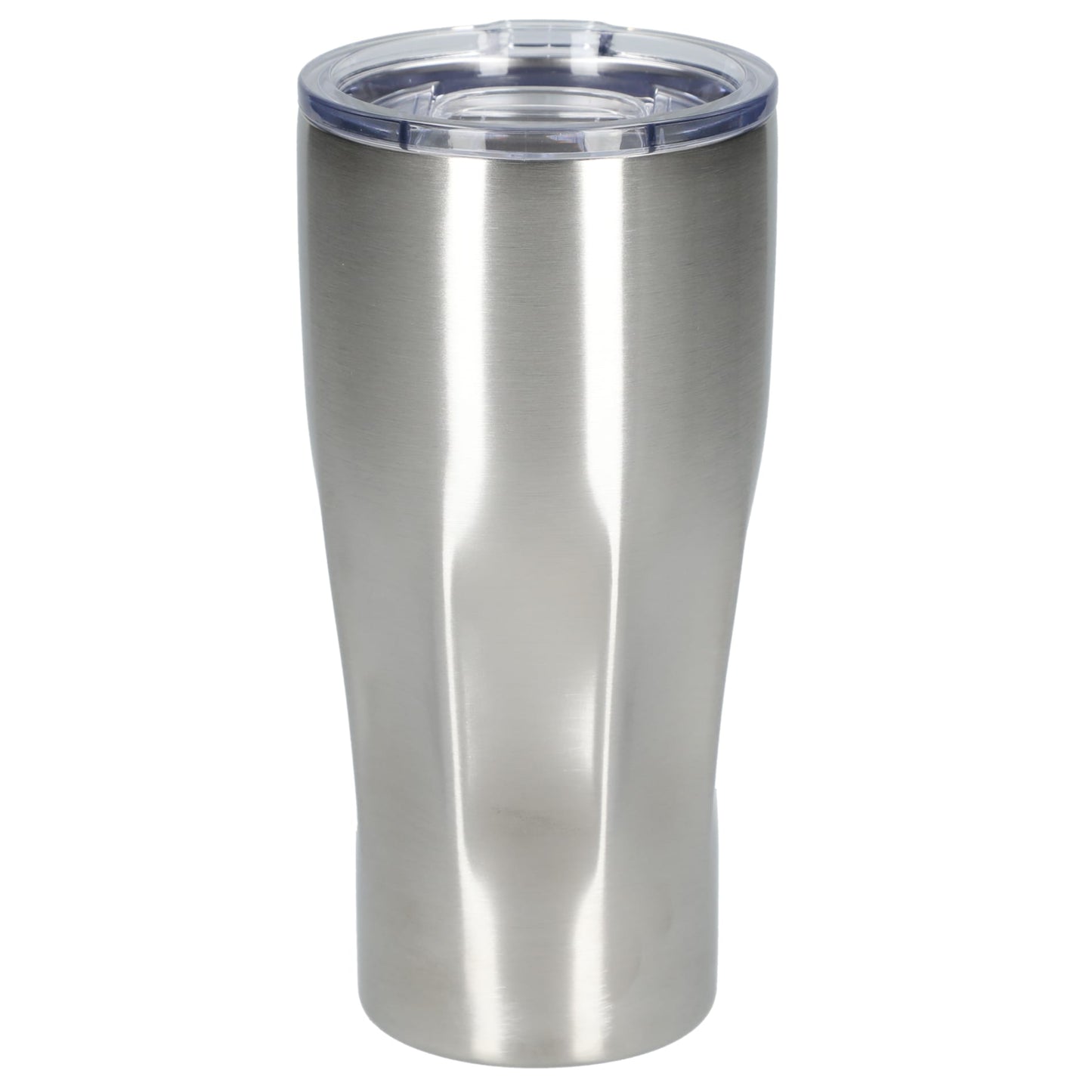 Front View of Silver Victor Recycled Vacuum Insulated Tumbler 20oz plain