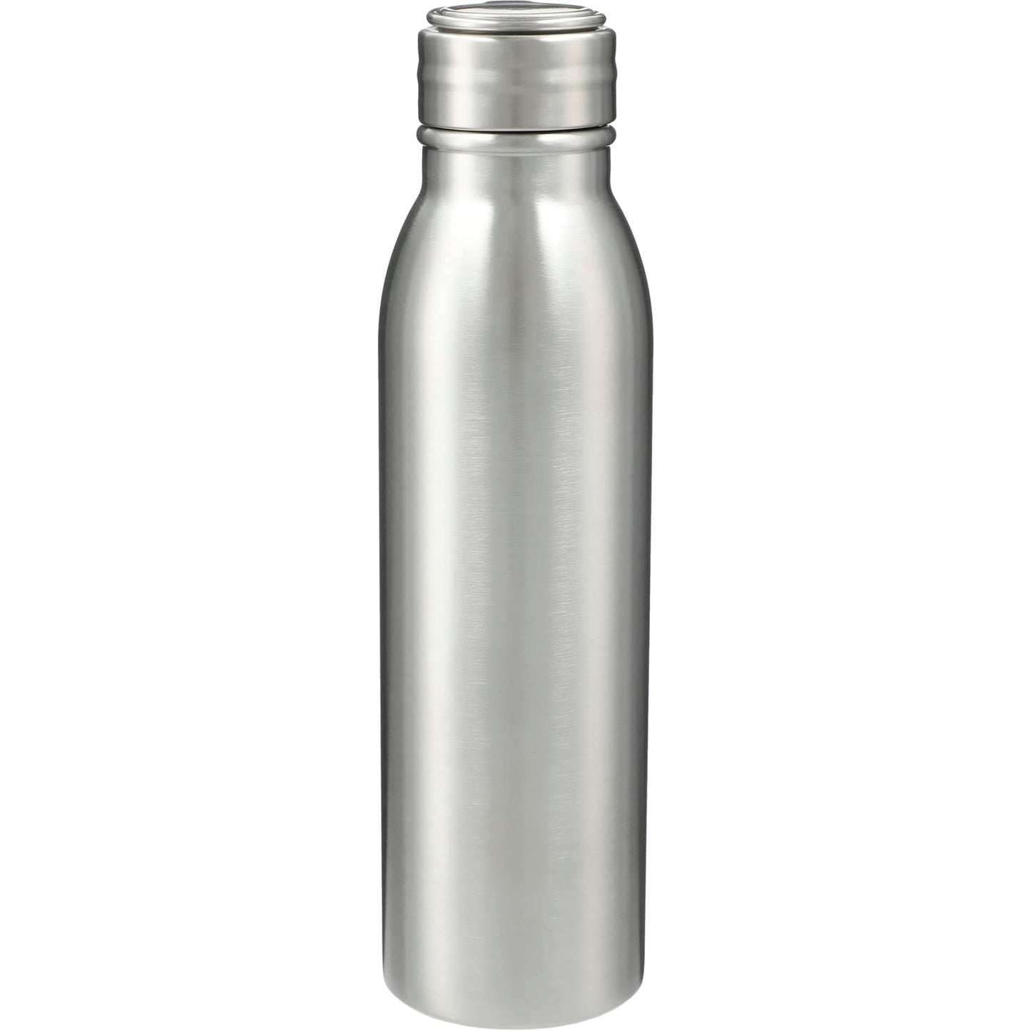 Front View of Silver Vida 24oz Stainless Steel Bottle plain