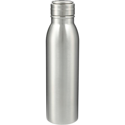 Front View of Silver Vida 24oz Stainless Steel Bottle plain