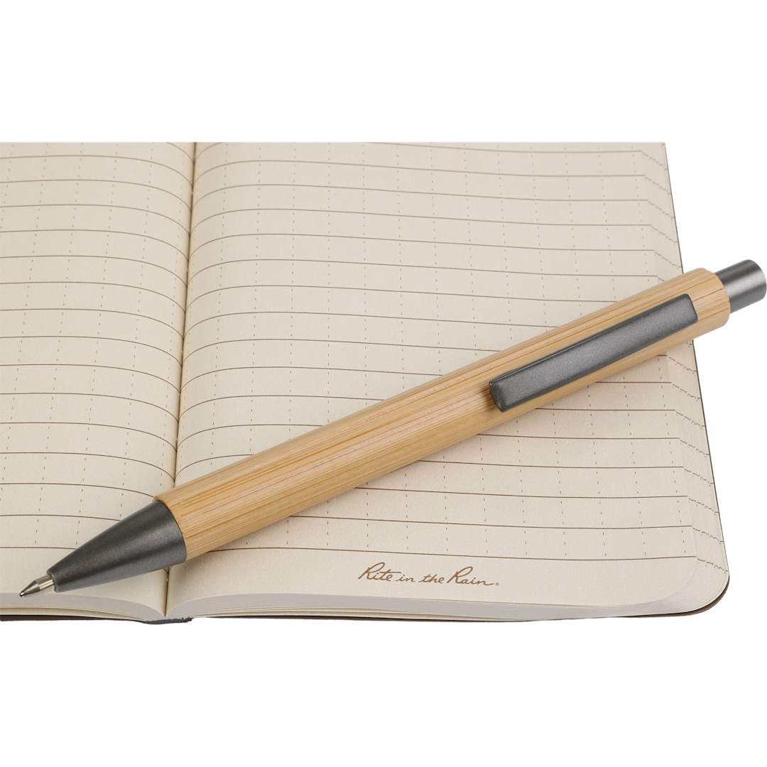 Front View of Tan 3.5" x 5.25" Rite in the Rain Soft Cover Notebook