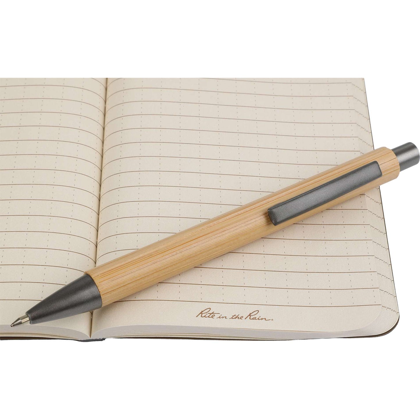 Front View of Tan 3.5" x 5.25" Rite in the Rain Soft Cover Notebook