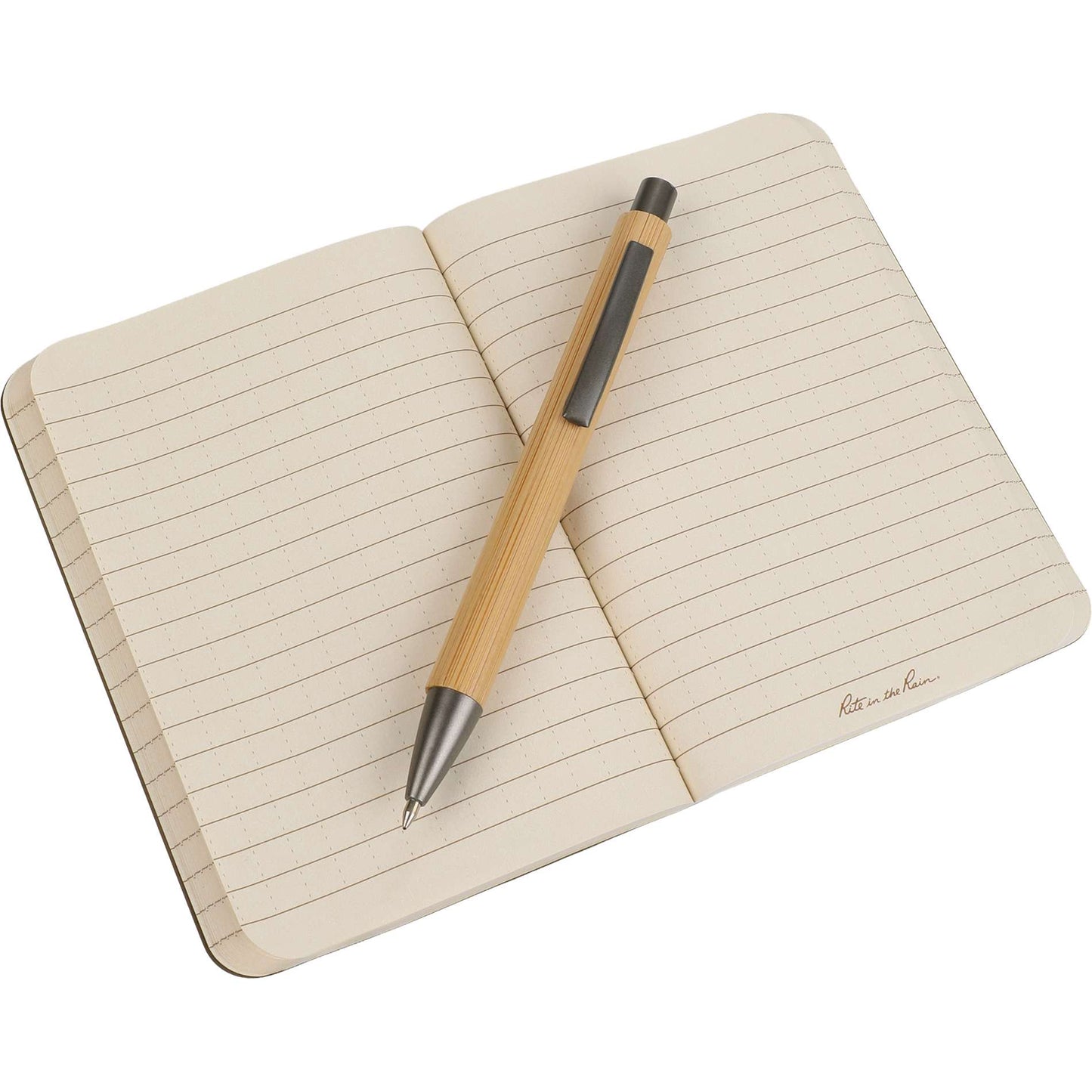 Front View of Tan 3.5" x 5.25" Rite in the Rain Soft Cover Notebook