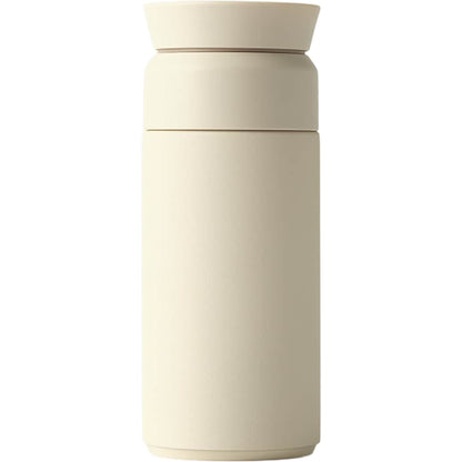 Front View of Tan Ocean Bottle Coffee Flask 350ml plain