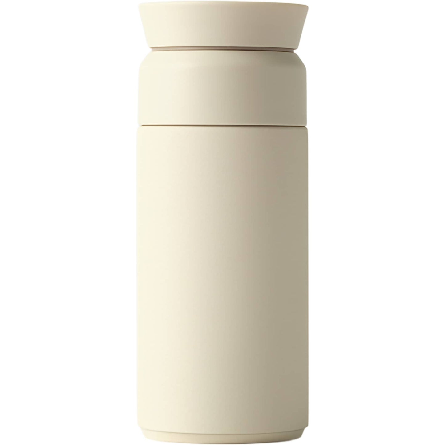 Front View of Tan Ocean Bottle Coffee Flask 350ml plain