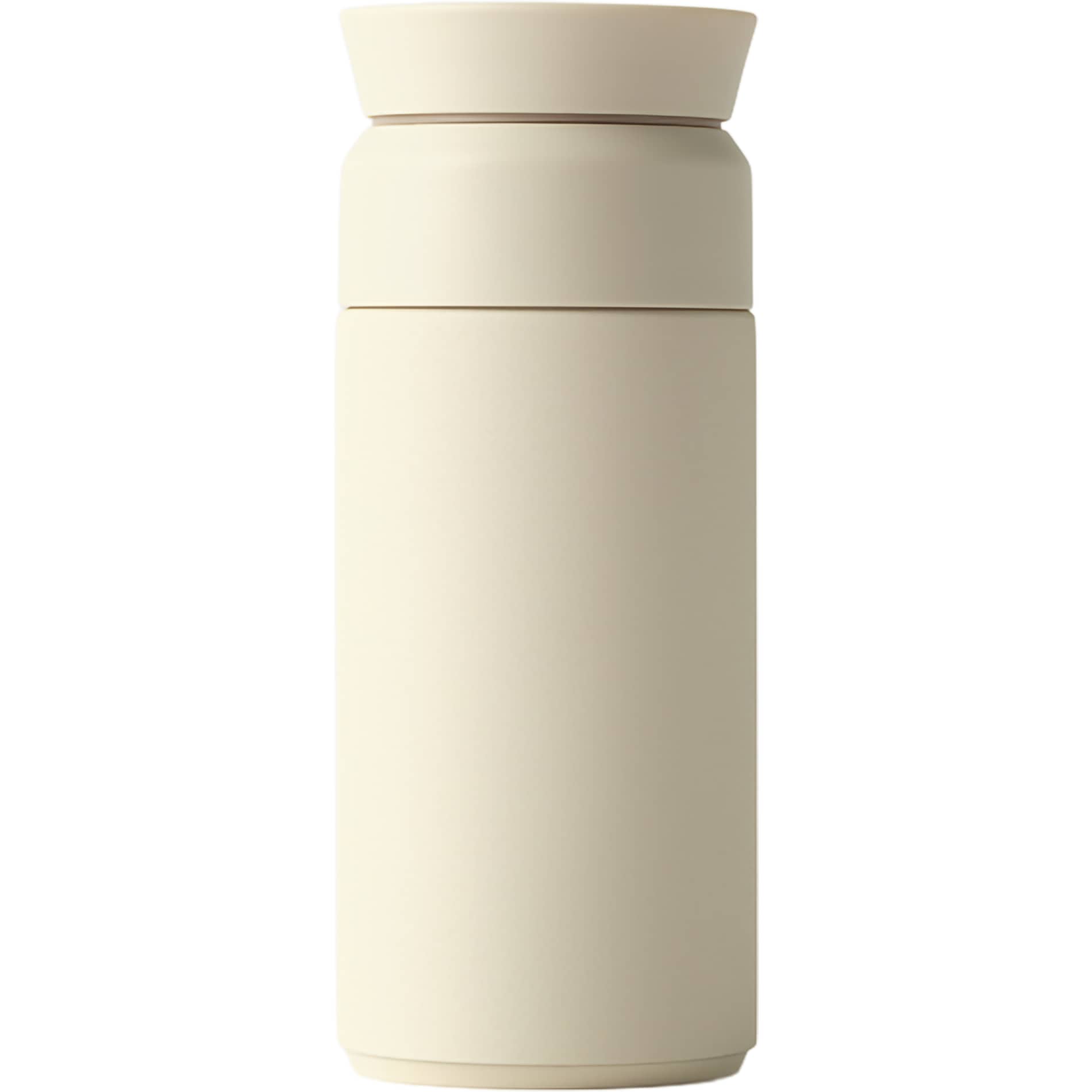 Front View of Tan Ocean Bottle Coffee Flask 350ml plain
