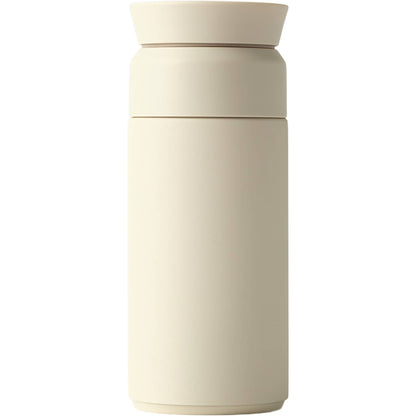 Front View of Tan Ocean Bottle Coffee Flask 350ml plain