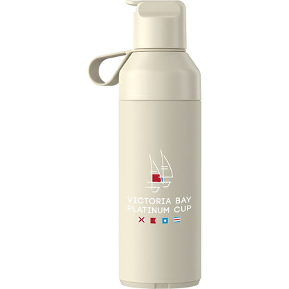 Front View of Tan Ocean Bottle Go Sports Bottle  500ml