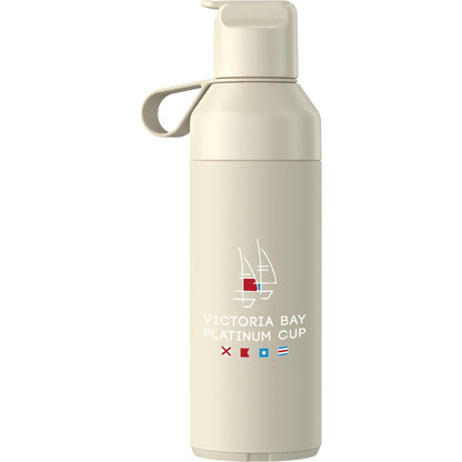 Front View of Tan Ocean Bottle Go Sports Bottle  500ml
