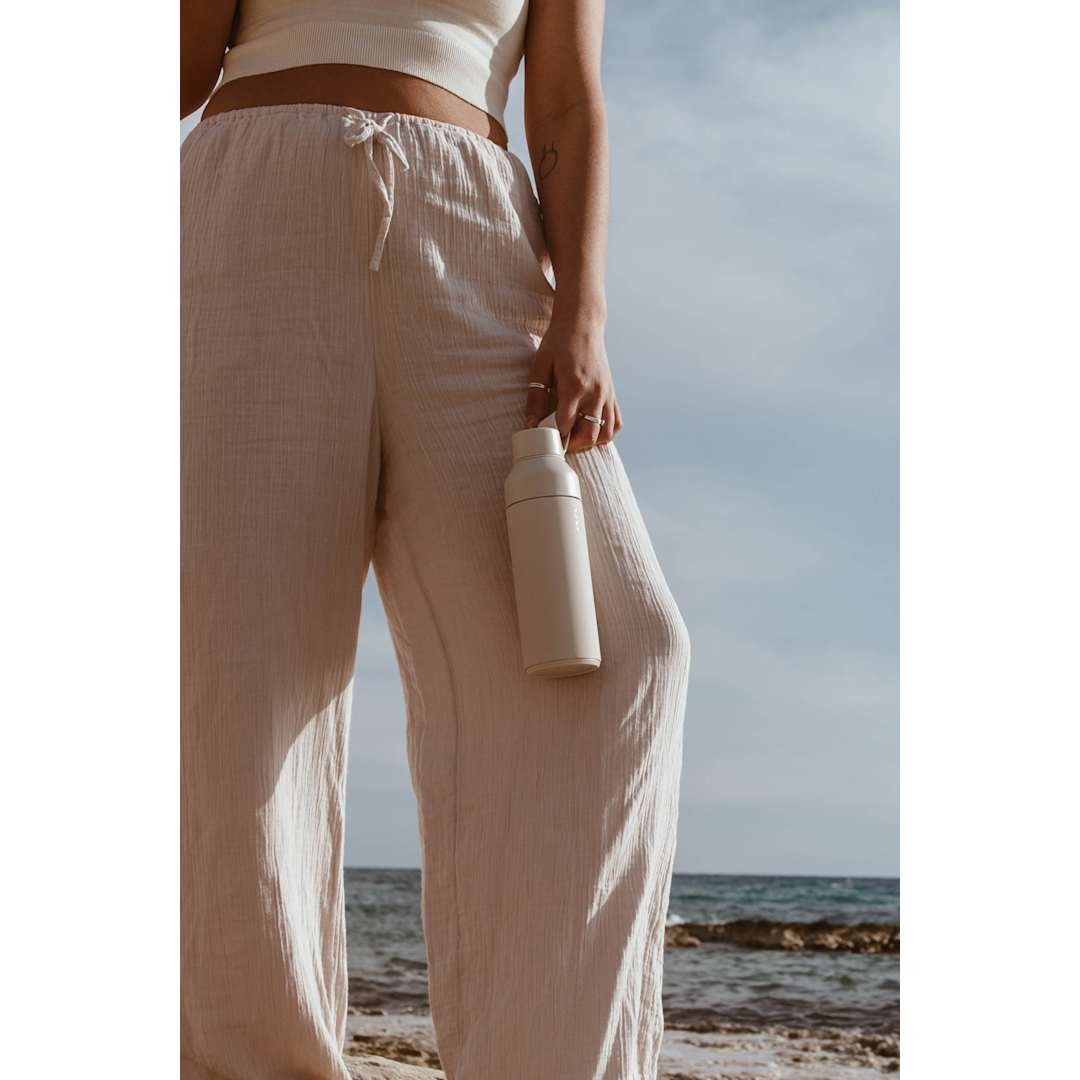 Front View of Tan Ocean Bottle Original 500ml
