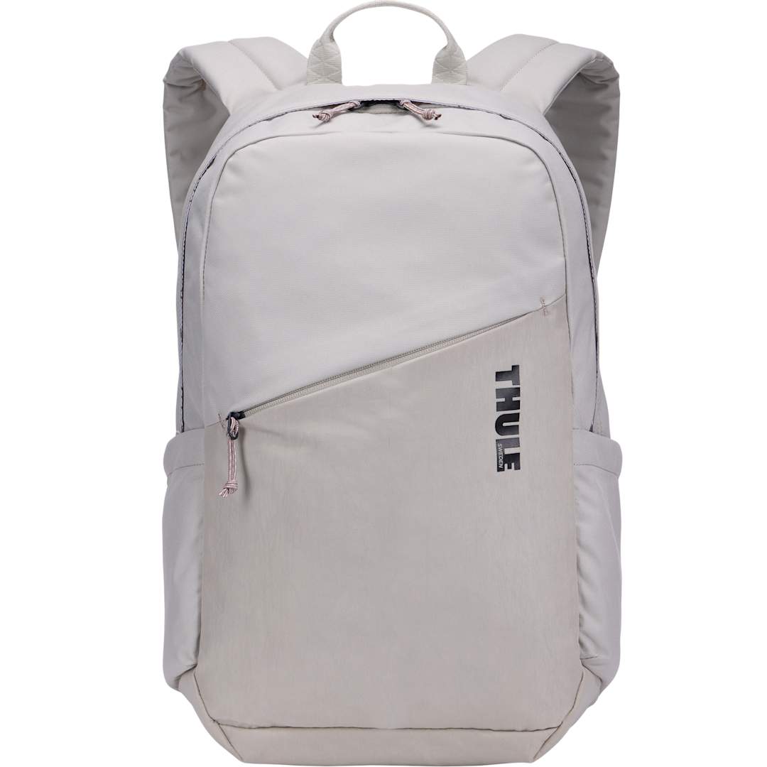 Front View of Tan Thule Heritage Notus 16" Computer Backpack 20L plain