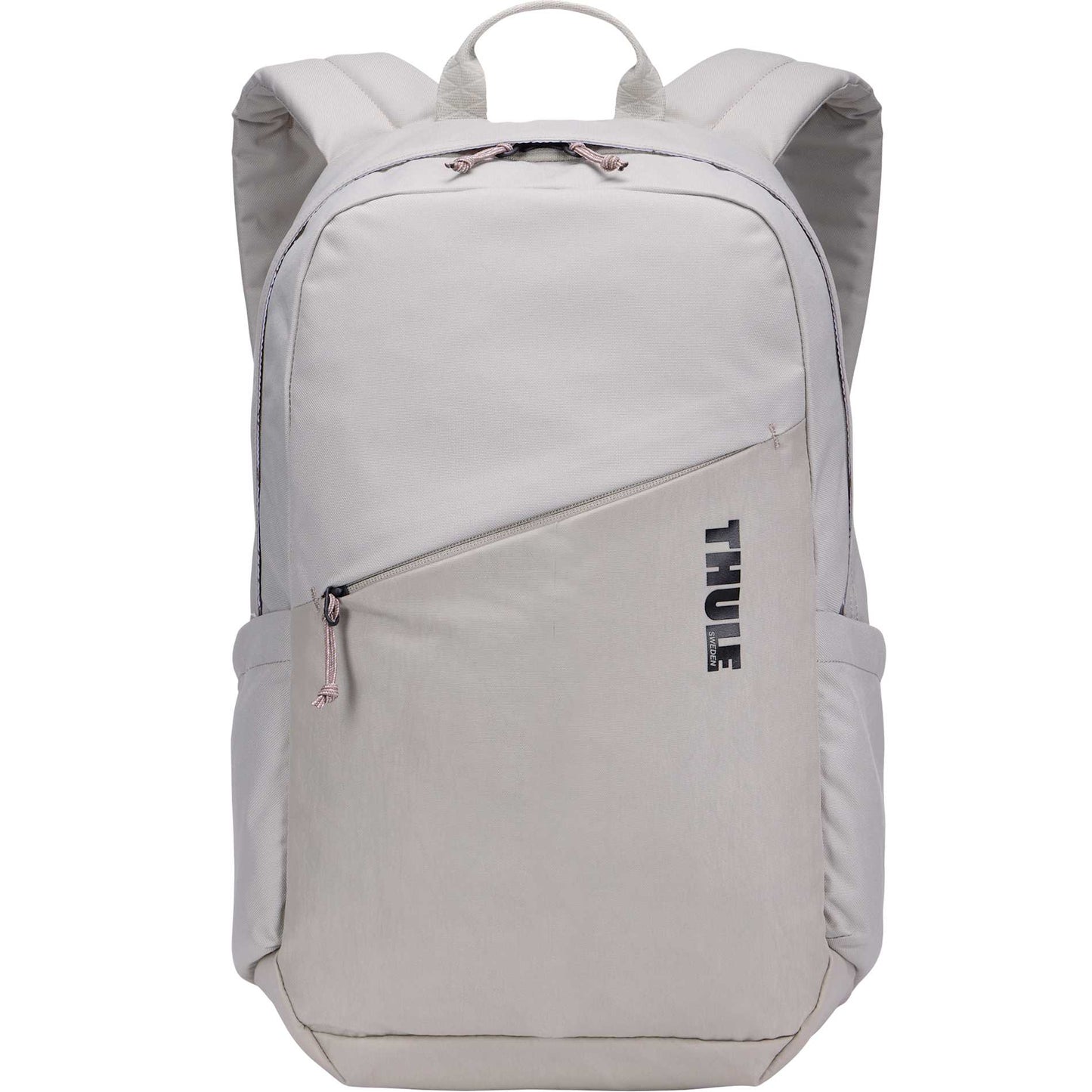 Front View of Tan Thule Heritage Notus 16" Computer Backpack 20L plain