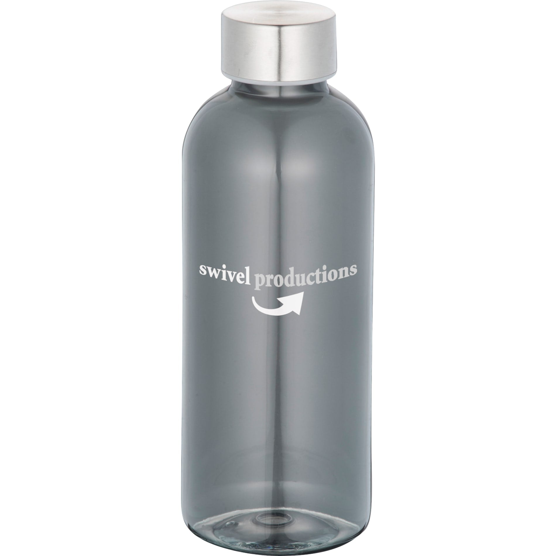 Front View of Translucent Black (TBK) Elixir 20oz Tritan Sports Bottle