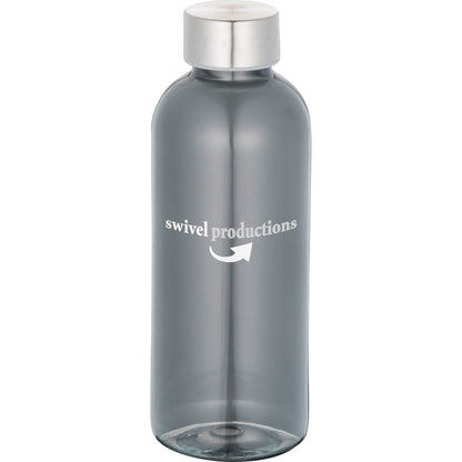 Front View of Translucent Black (TBK) Elixir 20oz Tritan Sports Bottle